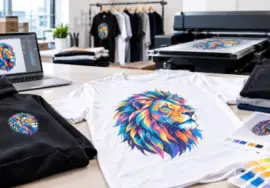 DTF printing for businesses on custom T-shirts and hoodies