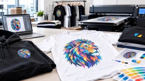 DTF printing for businesses on custom T-shirts and hoodies
