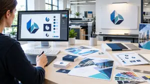 Logo for print prepared for business cards, flyers and signage